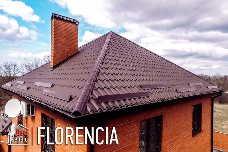 Металлочерепица Florencia (Retro+) 1200/1100 32_1691966938 фото