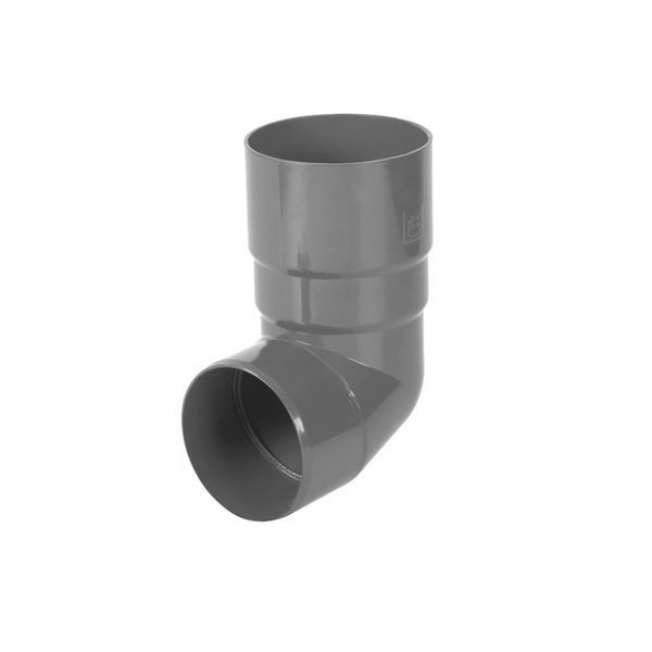 Колено BRYZA 110 мм, произвольный угол, графит 63-150GR фото