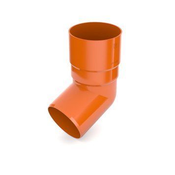 Коліно BRYZA 90 мм, 67,5&deg;, цегляний 62-146 фото