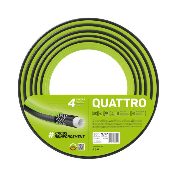 Садовый шланг QUATTRO 3/4" 50 м 10-073 фото