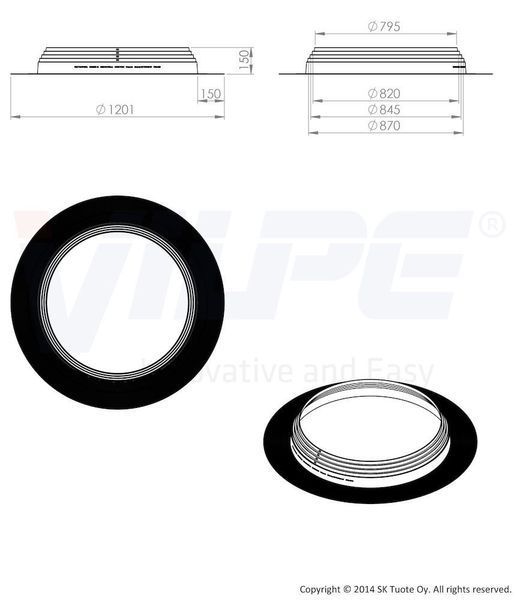 Гідроізоляційний ущільнювач FELT-ROOFSEAL 800-875 71080 фото