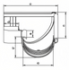 Угол желоба 90° наружный, 100 мм, Marley Белый 75938 фото 2