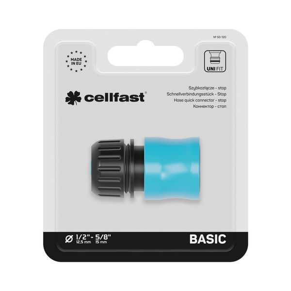 Коннектор - стоп BASIC 1/2" - 5/8" 50-120 фото