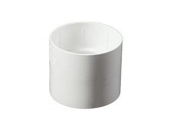 Муфта водостічної труби ProAqua 125/90 білий PA-1236 фото